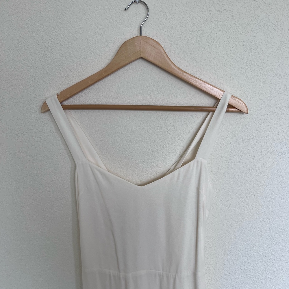 Reformation Ivory Fringe Midi Dress - Picture 7 of 10
